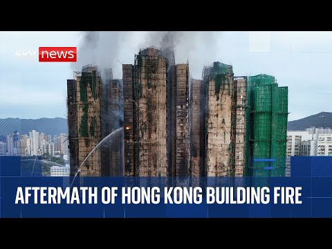 Almost 280 people missing after huge fire engulfs Hong Kong flats – dozens confirmed dead
