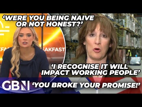 ‘I HAD TO increase taxes!’ insists Rachel Reeves during GRILLING over BREAKING of key Budget pledge