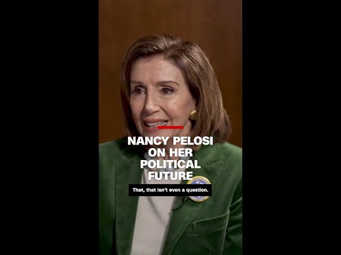 Nancy Pelosi discusses her political future