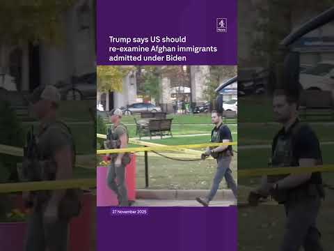 Trump says US should re-examine Afghan immigrants admitted under Biden