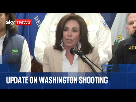 US Dept of Justice news conference after National Guard troops shot near White House