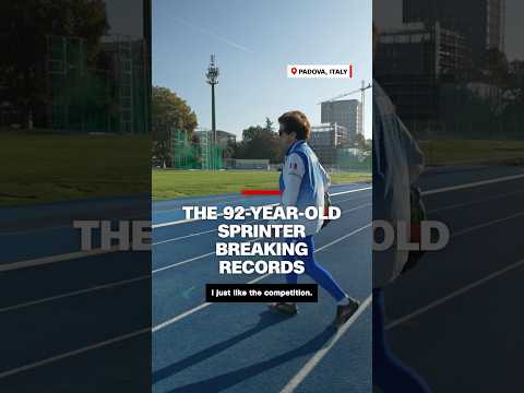 The 92-year-old sprinter breaking records