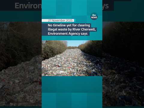 No timeline yet for clearing illegal waste mountain by River Cherwell, Environment  Agency says
