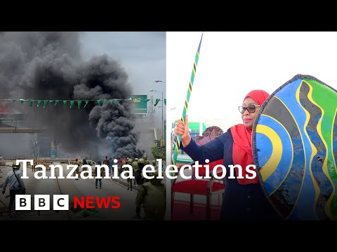 Tanzanian President Samia Suluhu Hassan sworn in as hundreds feared dead in unrest | BBC News