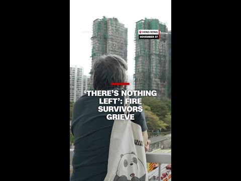 ‘There’s nothing left’: fire survivors grieve