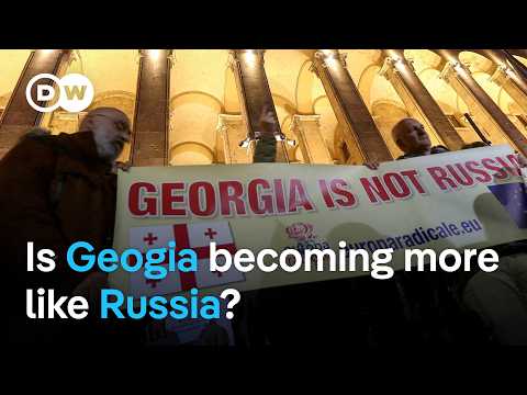 Is Georgia’s government abandoning EU integration, aligning with Russia | DW News
