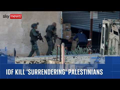 Israeli forces kill two Palestinian men in West Bank after they appear to surrender