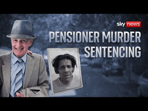 Man sentenced for murdering pensioner on way back from Co-op in London | Cameras in court