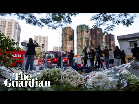 Residents wait to identify bodies as rescue efforts conclude after deadly Hong Kong fire