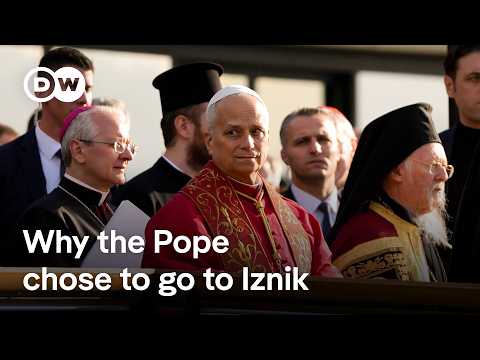 Pope Leo calls for unity in Iznik, Turkey | DW News