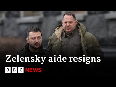 President Zelensky’s chief of staff resigns after raid on his home | BBC News