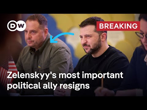 Zelenskyy’s chief-of-staff Andrii Yermak resigns | DW News