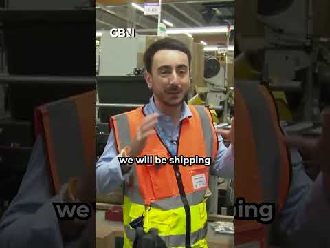 GB News goes BEHIND THE SCENES at Amazon on Black Friday