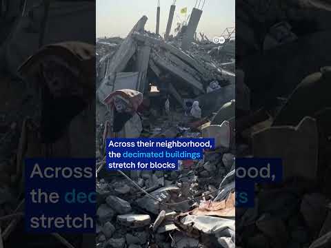 Gazan families choose ruins over displacement | DW News