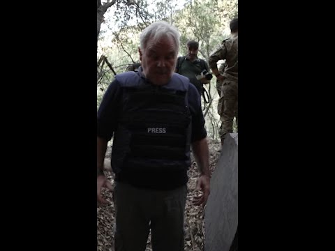 Rare look inside a Hezbollah Tunnel