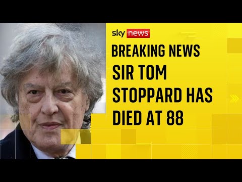 ‘A master wordsmith’: Tributes to playwright Sir Tom Stoppard, who has died aged 88