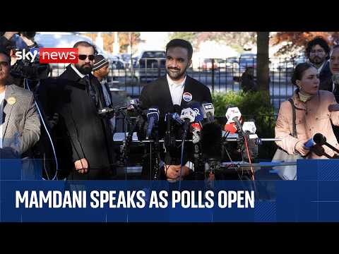 Mamdani votes in New York as polls open
