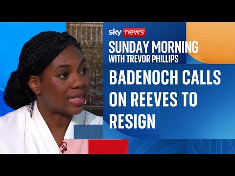 Badenoch calls on Reeves to resign after making ‘a mess of the economy’