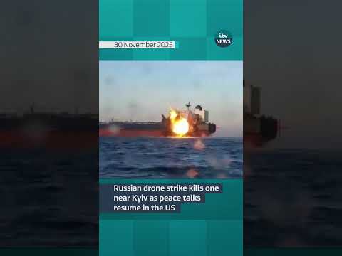 One person has died, and six were injured after a Russian drone strike in Kyiv #itvnews