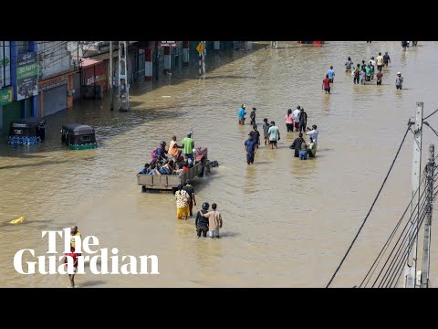 ‘Everything is underwater’: Sri Lanka floods displace families