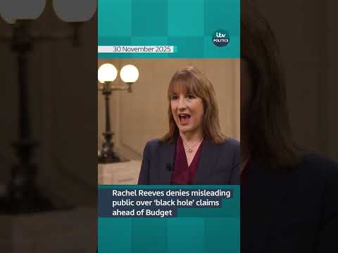 Rachel Reeves denies misleading public over ‘black hole’ claims ahead of Budget #itvnews