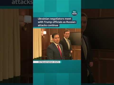 Talks to end Russia’s war with Ukraine, after a weekend of deadly attacks in Ukraine #itvnews