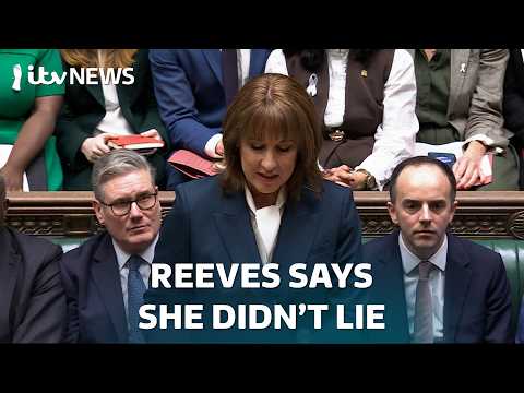 Rachel Reeves denies misleading public over claims ahead of her Budget | ITV News