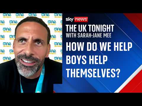 Ex-Manchester United footballer Rio Ferdinand discusses his work with deprived boys