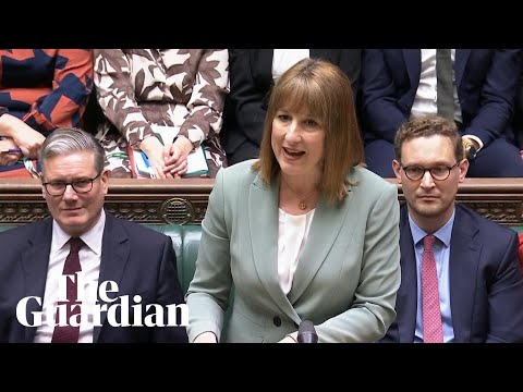 Chancellor Rachel Reeves takes questions in parliament – watch live