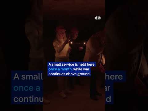 Priest seeks peace in church inside Odesa catacombs | DW News