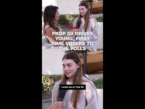 Prop 50 drives young, first time voters to the polls