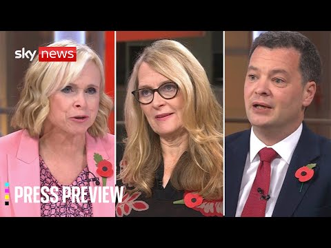 Sky News Press Preview | Alex Deane and Christina Patterson | Tuesday 4 November 2025