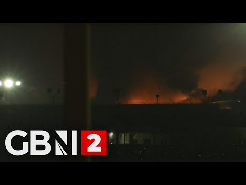 WATCH: Fire at Louisville airport, Kentucky, upon reports of aircraft incident