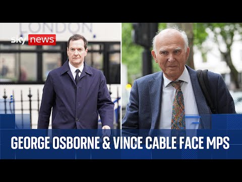 George Osborne and Vince Cable give evidence to MPs ahead of the Budget