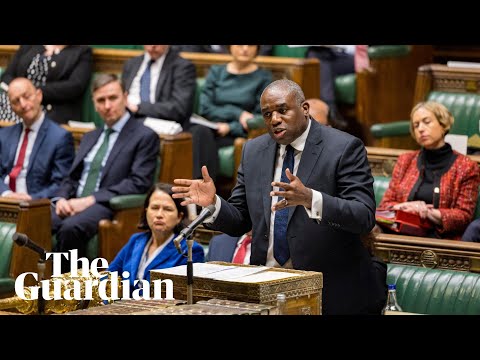 PMQs: David Lammy takes questions in parliament – watch live