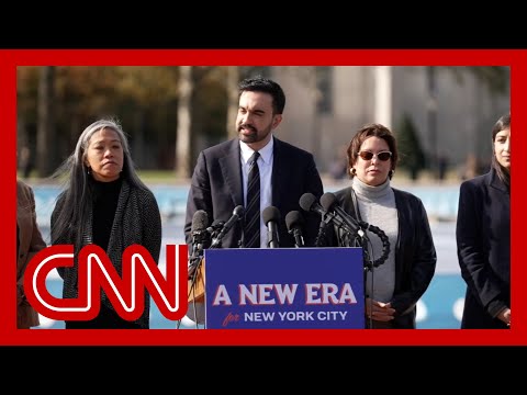 NYC mayor-elect Zohran Mamdani speaks after election win