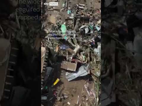 Entire towns flooded in the Philippines after typhoon