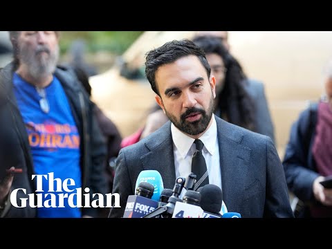 Zohran Mamdani holds press conference as newly elected mayor of New York City – watch live