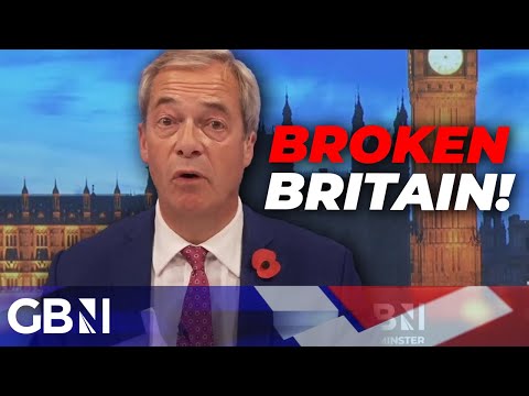 Nigel Farage takes aim at political elite and fumes ‘Britain is BROKEN!’