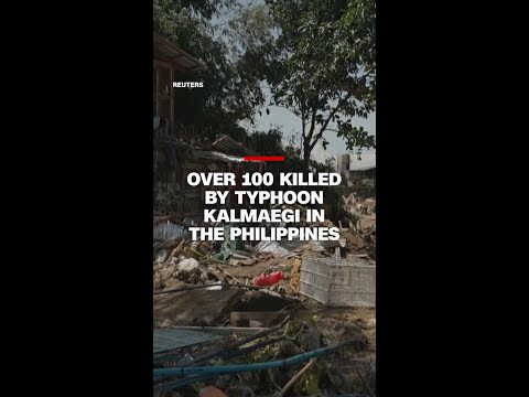 Over 100 killed by Typhoon Kalmaegi in the Philippines