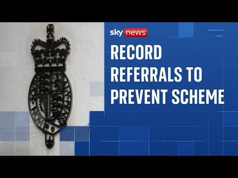 Highest ever number of referrals to anti-extremism scheme recorded