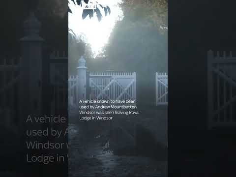 Vehicle used by Andrew seen leaving Royal Lodge