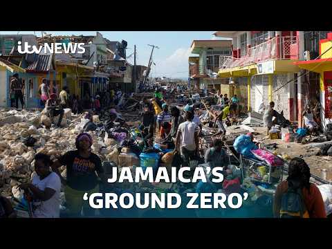 Desperation and anger: Urgent calls for aid in wake of Hurricane Melissa | ITV News