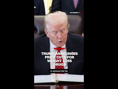 Trump announces price cuts to weight loss drugs