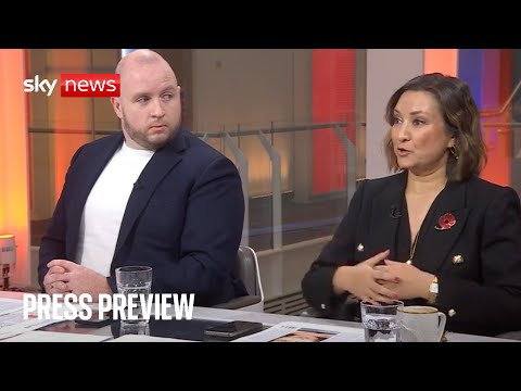 Sky News Press Preview | Henry Hill and Ayesha Hazarika | Thursday 6th November