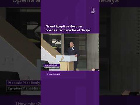 Grand Egyptian Museum opens after decades of delays