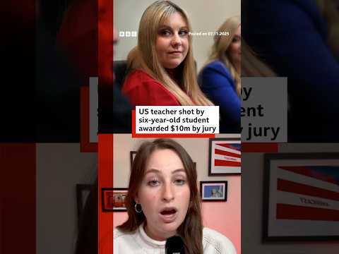 US teacher shot by six-year-old student awarded $10m by jury. #US #BBCNews