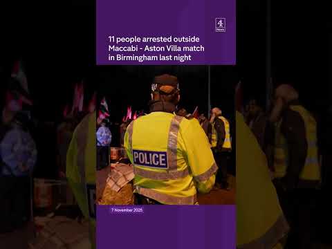 11 arrests at Maccabi Tel Aviv-Aston Villa game
