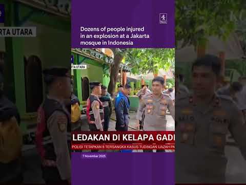 Dozens injured in explosion at mosque in Jakarta