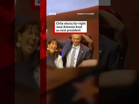 Chile elects far-right José Antonio Kast as next president. #Chile #ChileElection #BBCNews